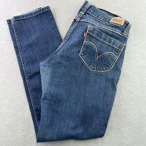 Levis 524 Too Superlow Jeans Womens Size 15 Juniors Blue 32x32